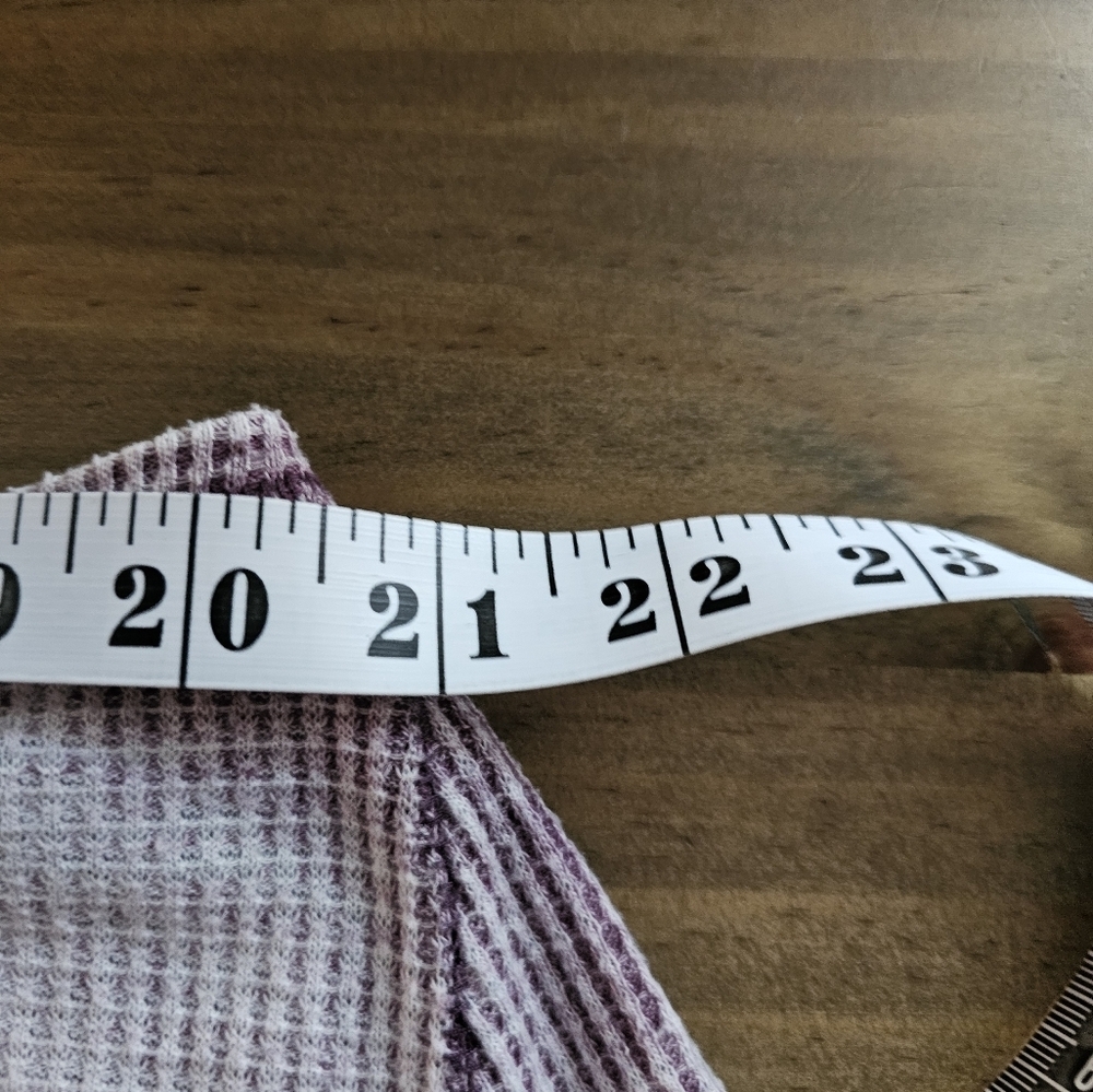 Free People We The Free Purple Waffle Knit Tank Oversized XL Cottagecore Fairy - Picture 5 of 10